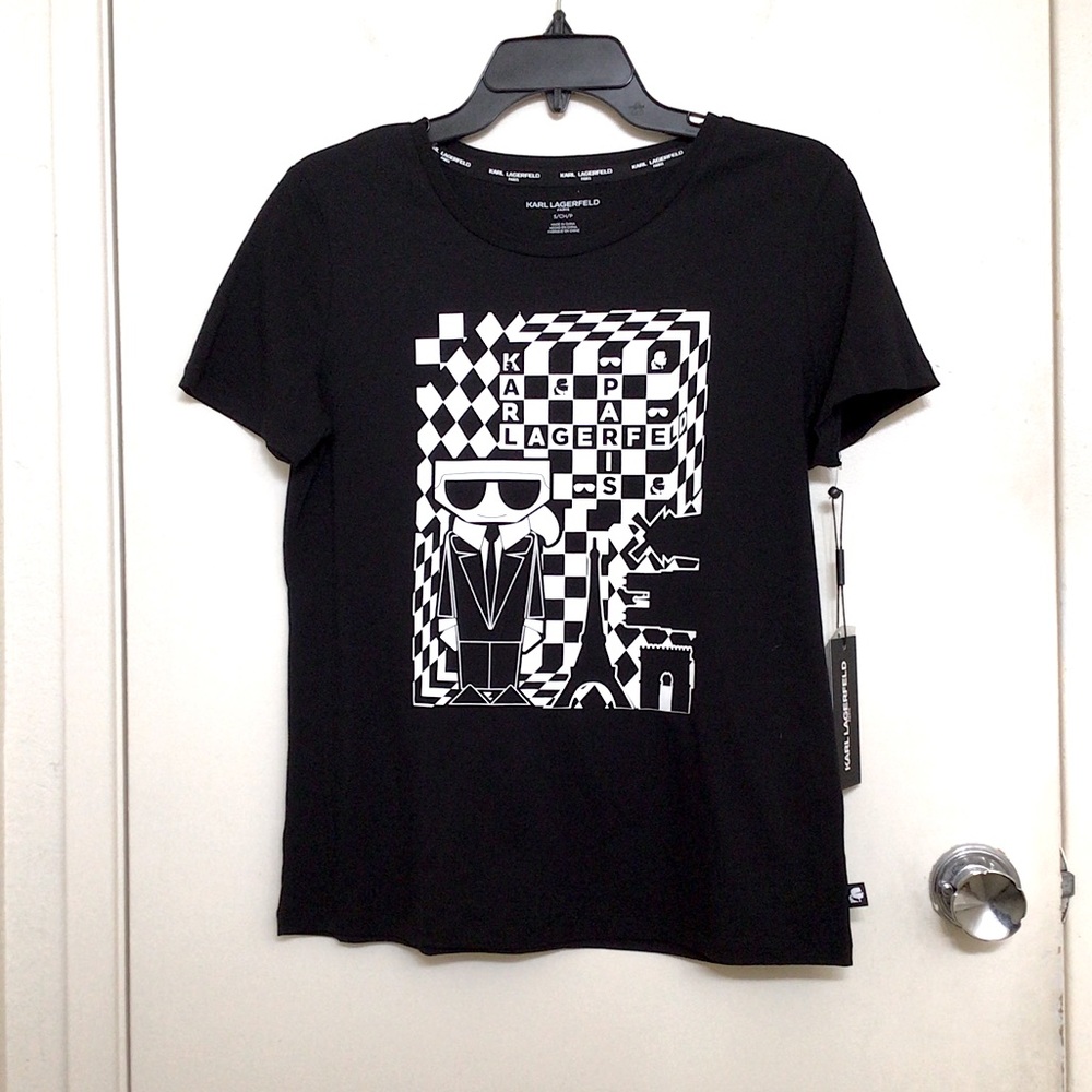 Karl Lagerfeld Paris Graphic T-Shirt